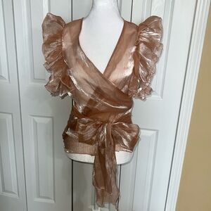 Beautiful blush, pink blouse